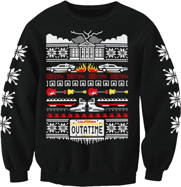 back to the future christmas jumper