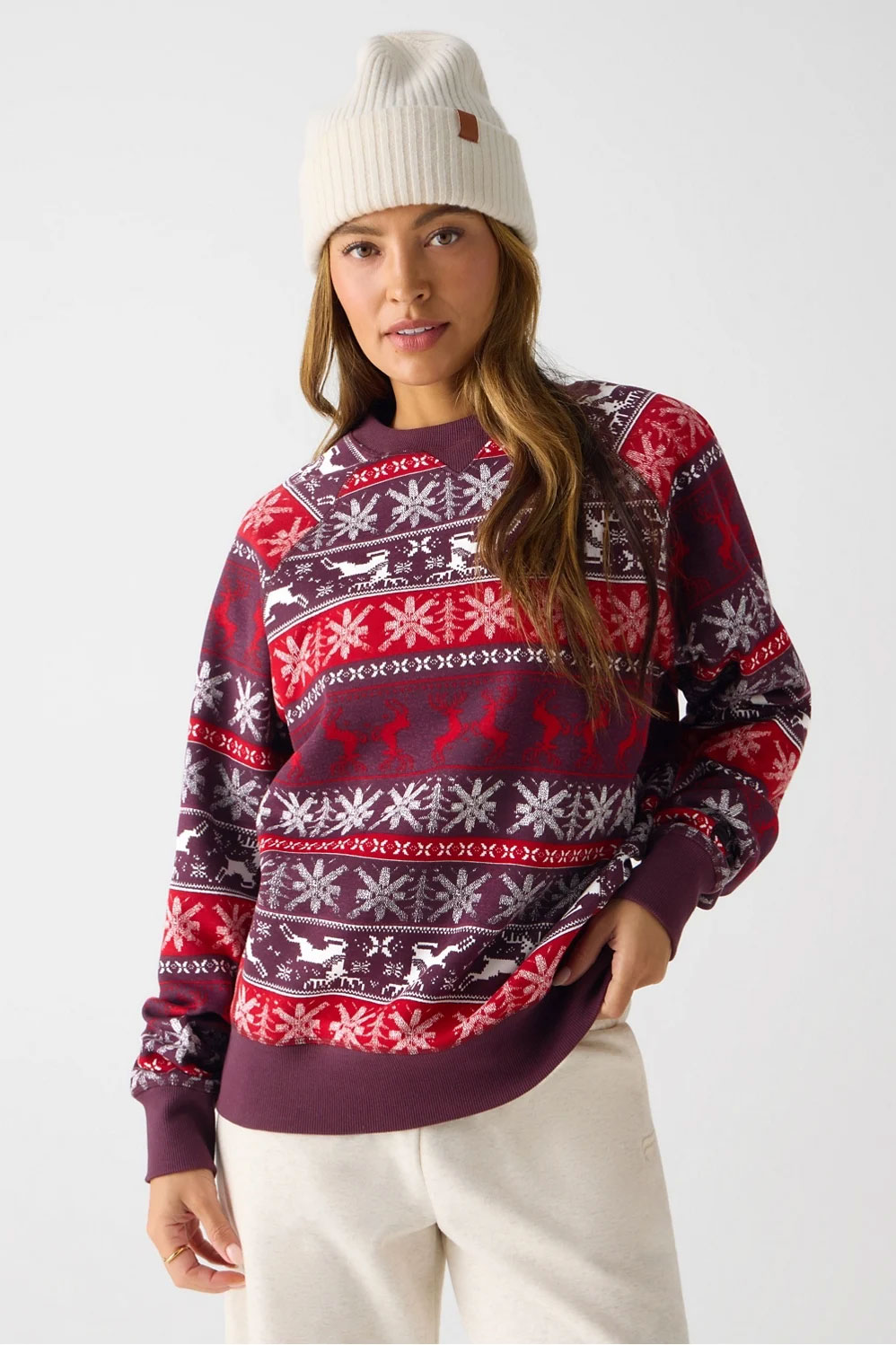 Fabletics: The Go-To Crew Christmas Jumper